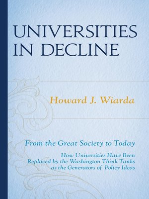 cover image of Universities in Decline
